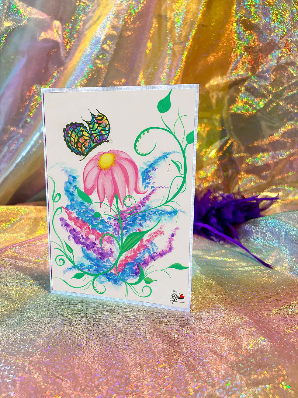 Thumbnail: 'Bri's Butterfly' Greeting Card