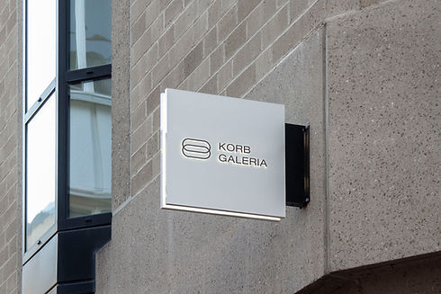 Korb Galeria no Rio de Janeiro com design gráfico por Lívia Caiado