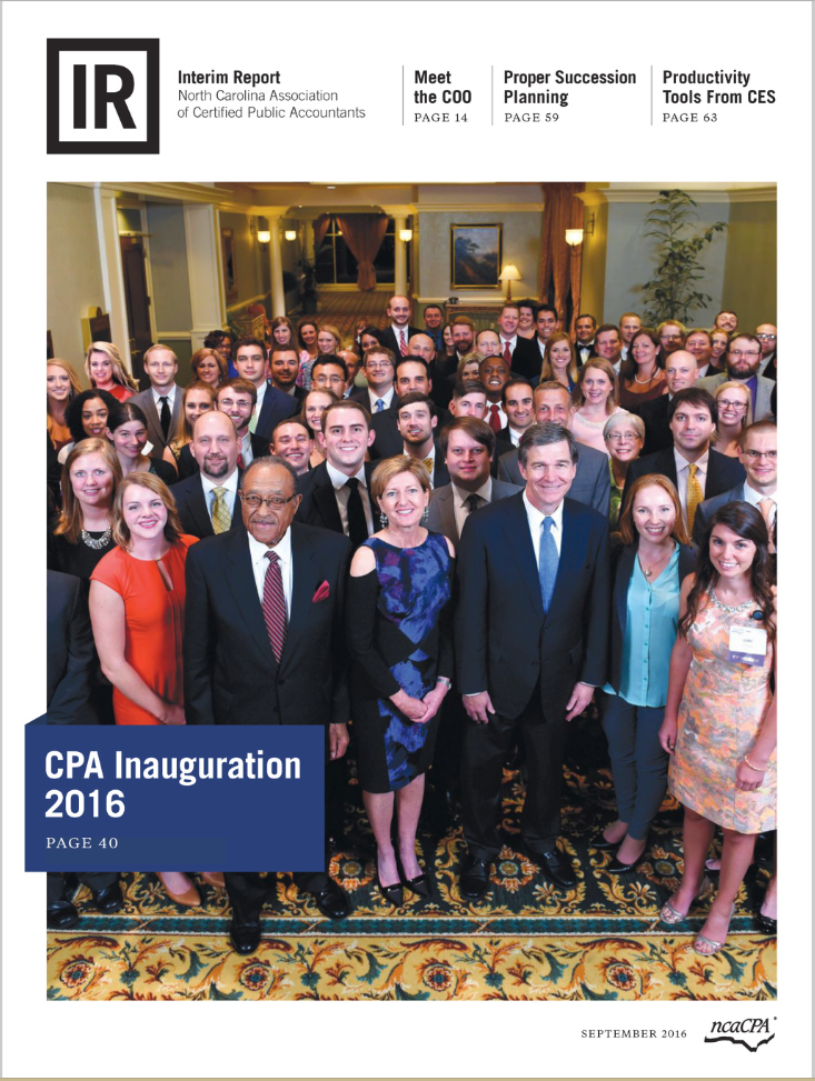 Interim Report Magazine (Sept. 2016)