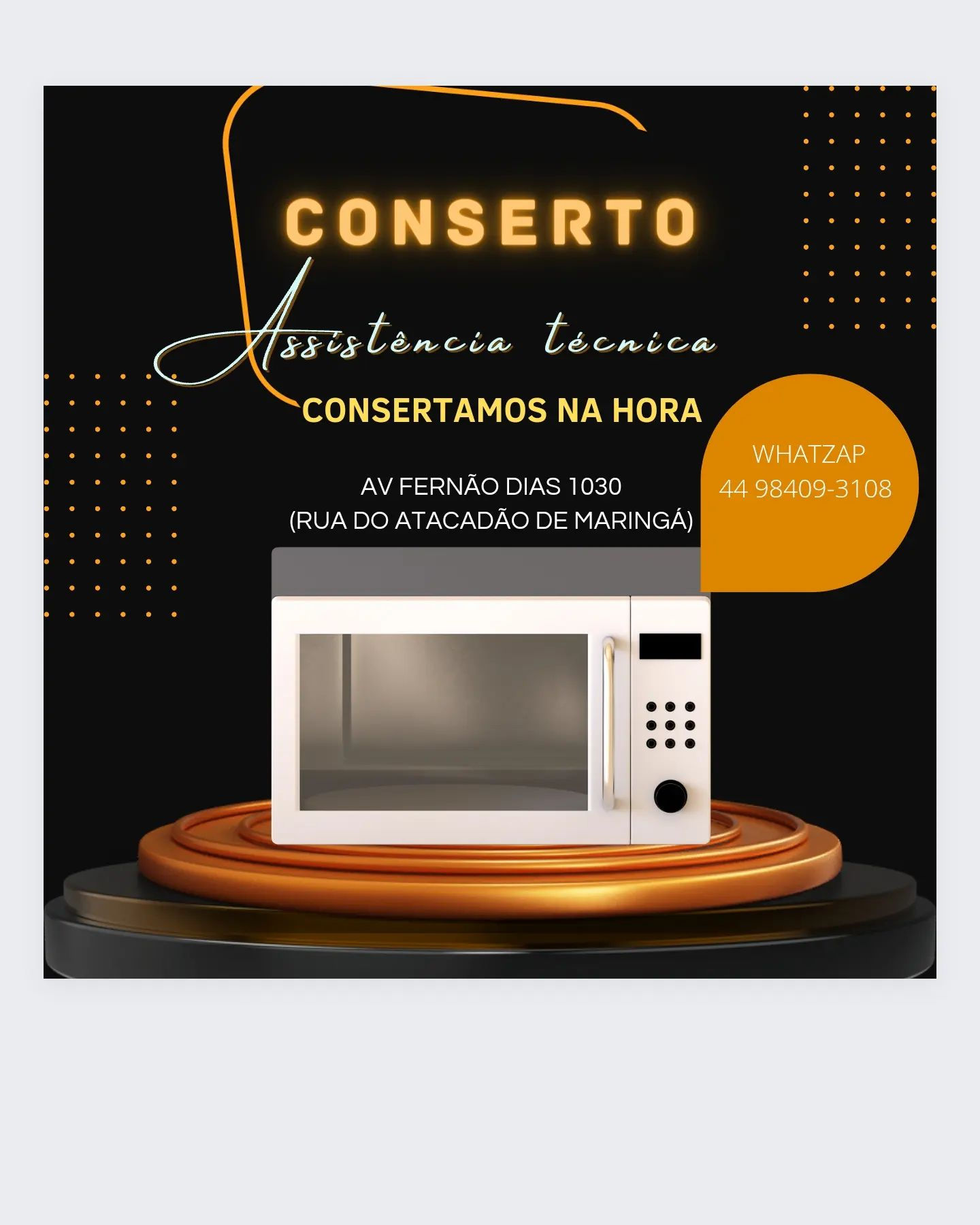 Conserto de microondas
