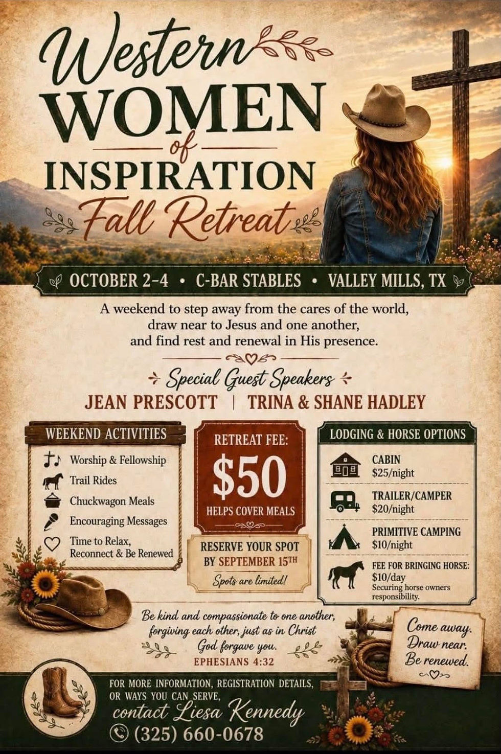 Western Women of Inspiration Fall Retreat
