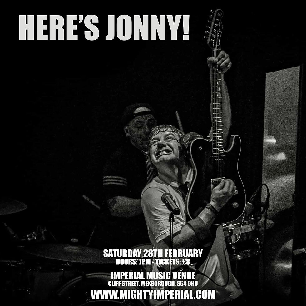 Here’s Jonny | Imperial Music Venue | Ticketed