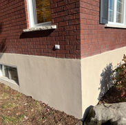 Crépis en acrylique sur fondations de béton à Québec, Lévis, Stoneham, Lac Beauport, Beauport, Lac St-Joseph