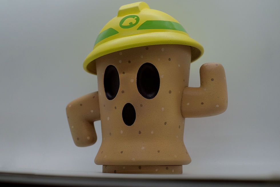 Miniature : Animal Crossing Gyroid- Inspired Coin Bank