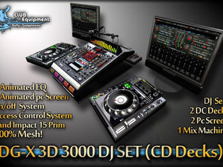 DG-X 3000 DJ Set (CD Decks) 100% MESH