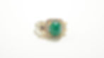 14k Diamond & Emerald Ring