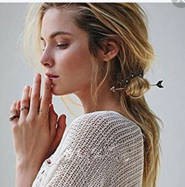 Antique Arrow/Star Hair Clip