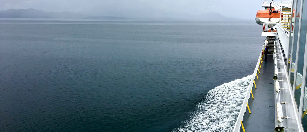 13. On sailing, parallel 54 and bicycling / La mer, le parallèle 54 et le vélo.