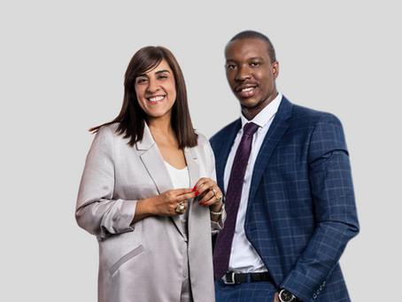 Zara Jamal e Emanuel Nhanombe na Mozambique Fintech Week’25