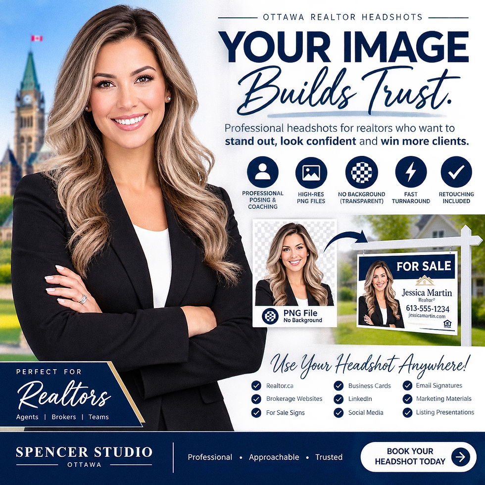 Why Ottawa Realtors Love a Professional Headshot With a Transparent Background