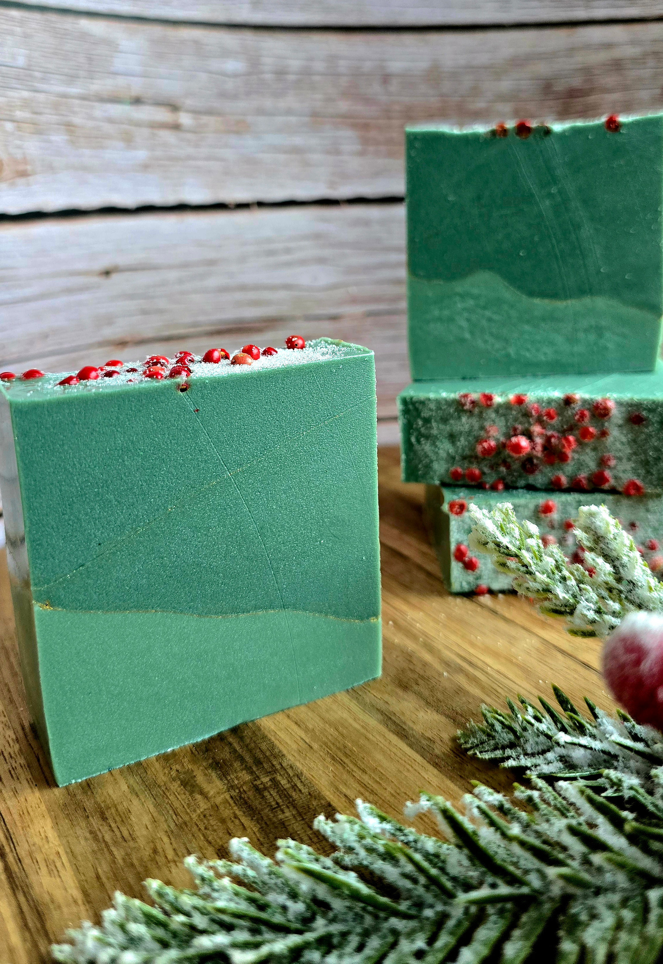 Frosty Cherry and Ginger Soap 