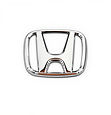silver honda logo with white background.