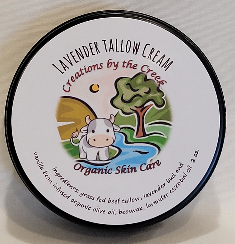 Lavender Tallow Cream, 2oz