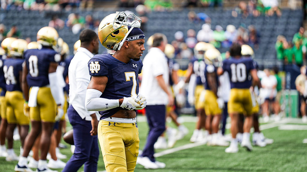 Jaden Mickey at Notre Dame