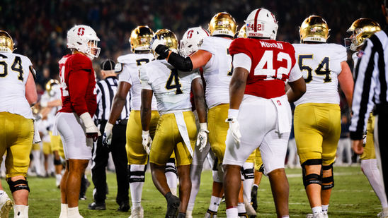 Jeremiyah Love & Notre Dame at Stanford