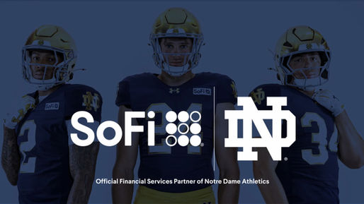 Notre Dame and SoFi partnership