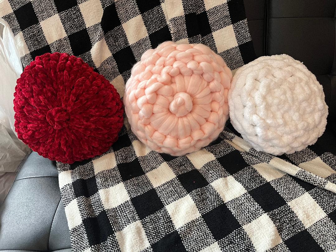 Chunky Knit Blanket or Pillow Class Our Father's Farm