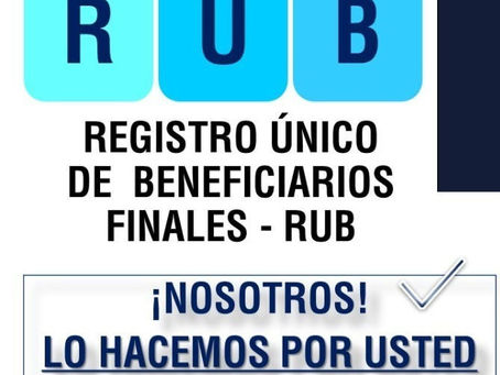 Registro Único de Beneficiarios Finales (RUB)