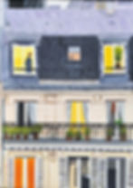 Haussmannian building in Paris