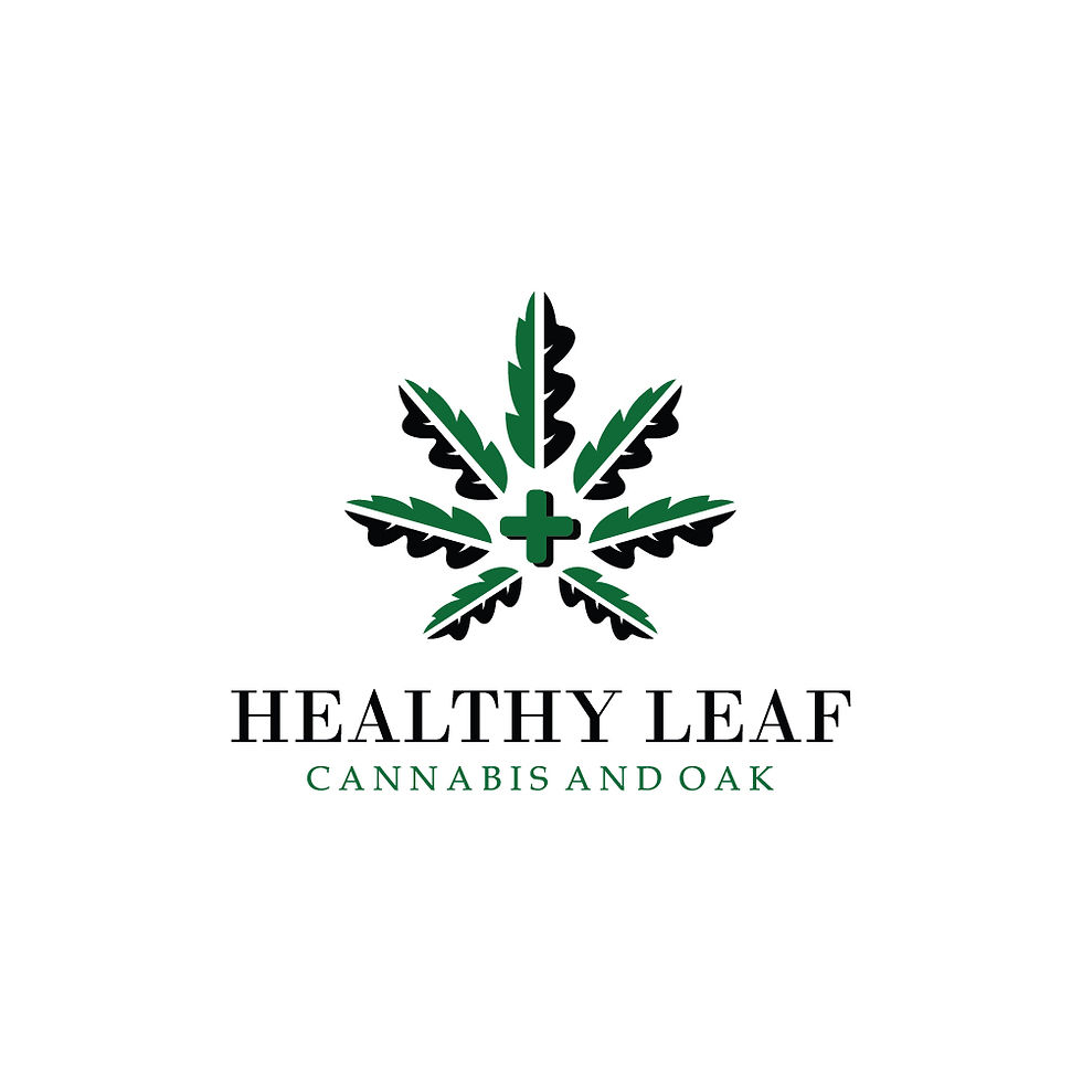 Healthy Leaf Cannabis and Oak