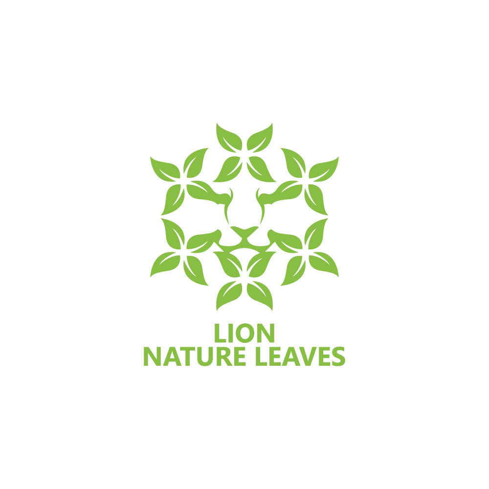 Lion Nature Leaves