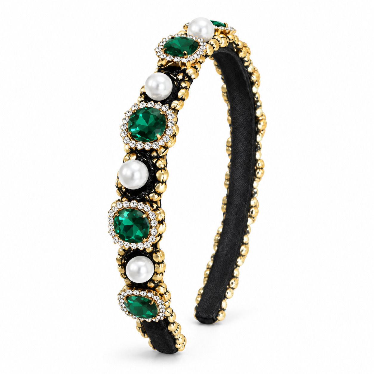 Jewel Pearl Headbands – Assorted Colours