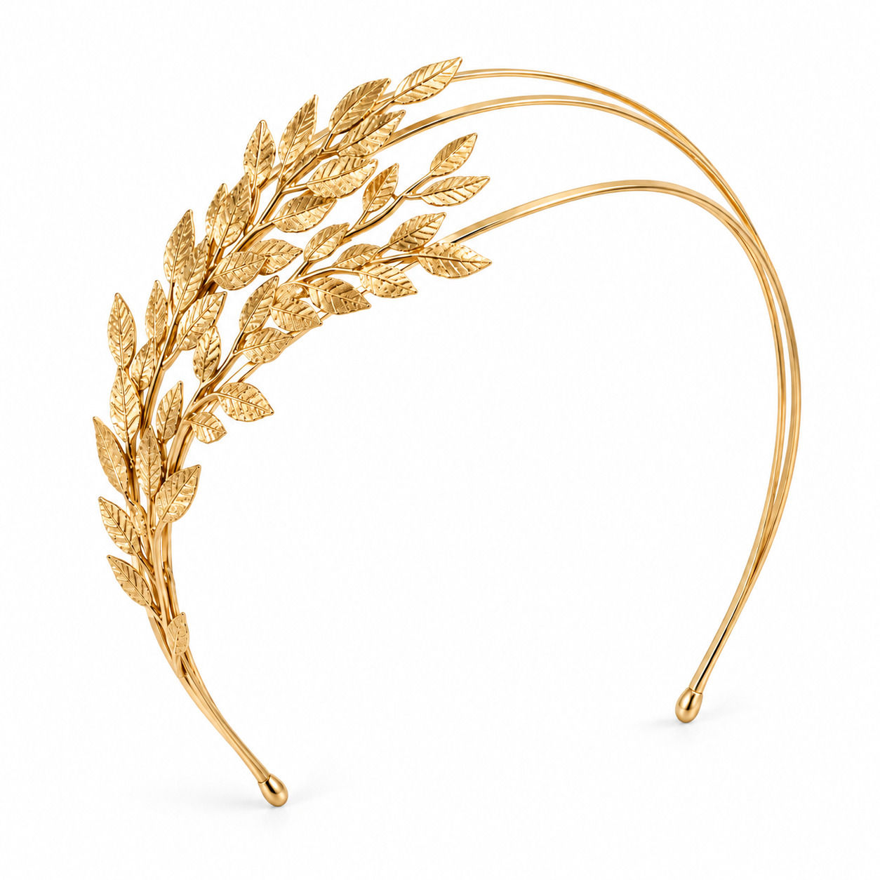 Gold Leaf Spray Headband