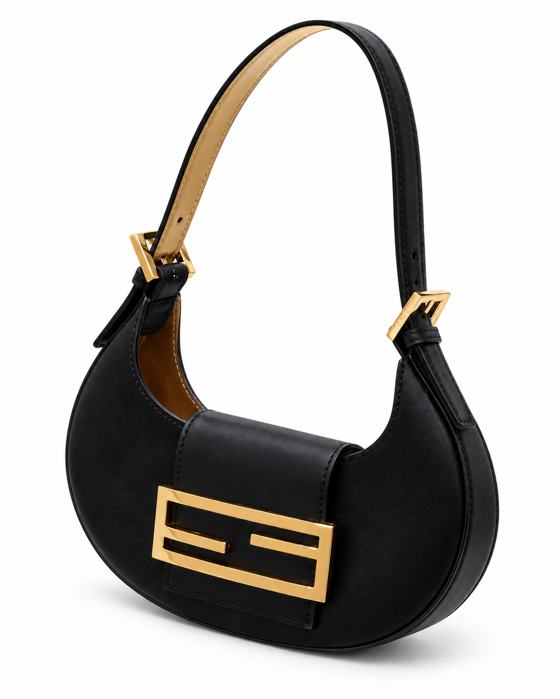 Fendi FF Shoulder Bag – Black