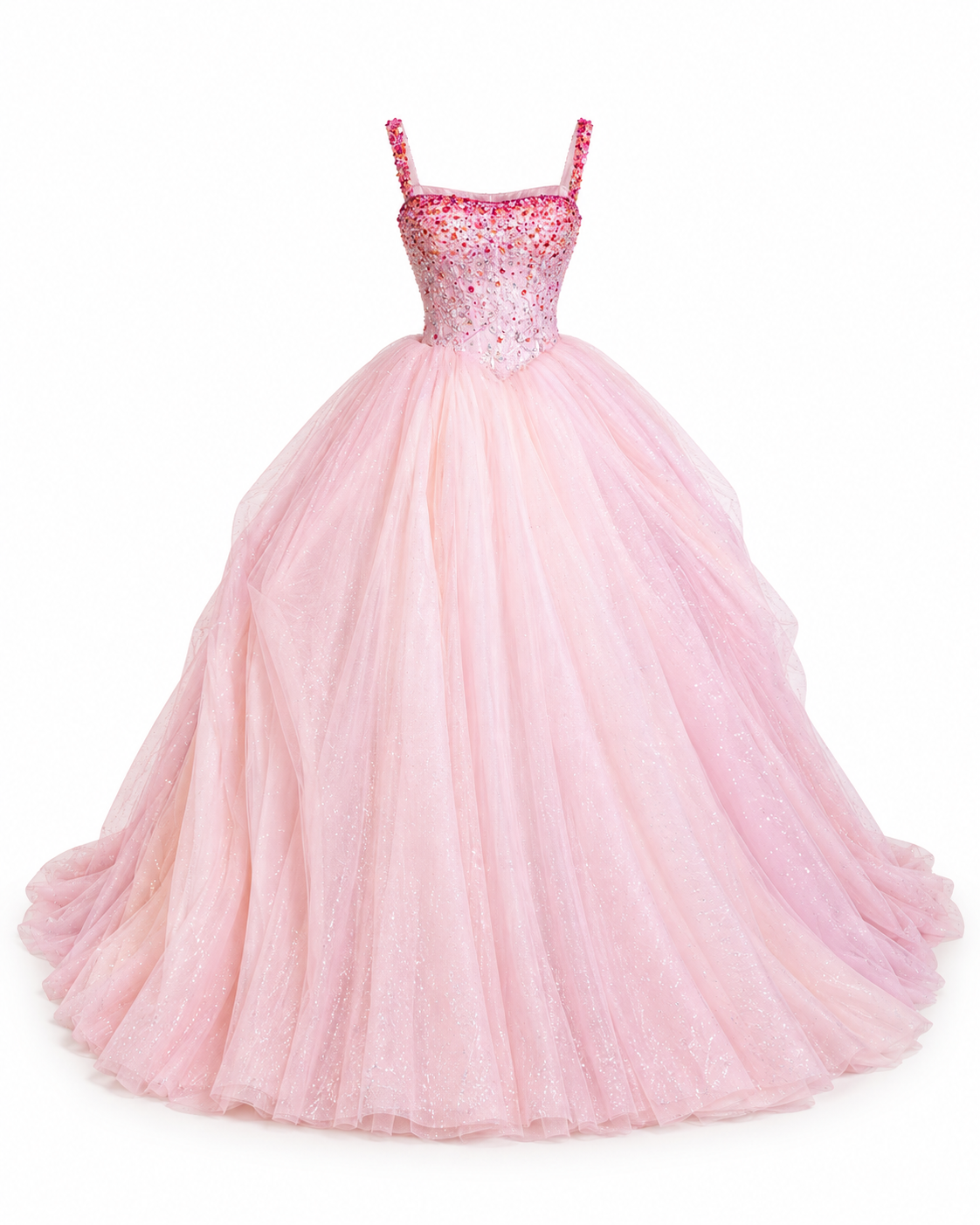 Pink Jewel Ball Gown