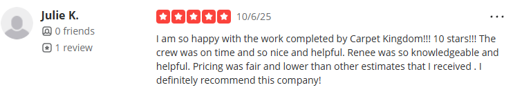 5 Star Google Review