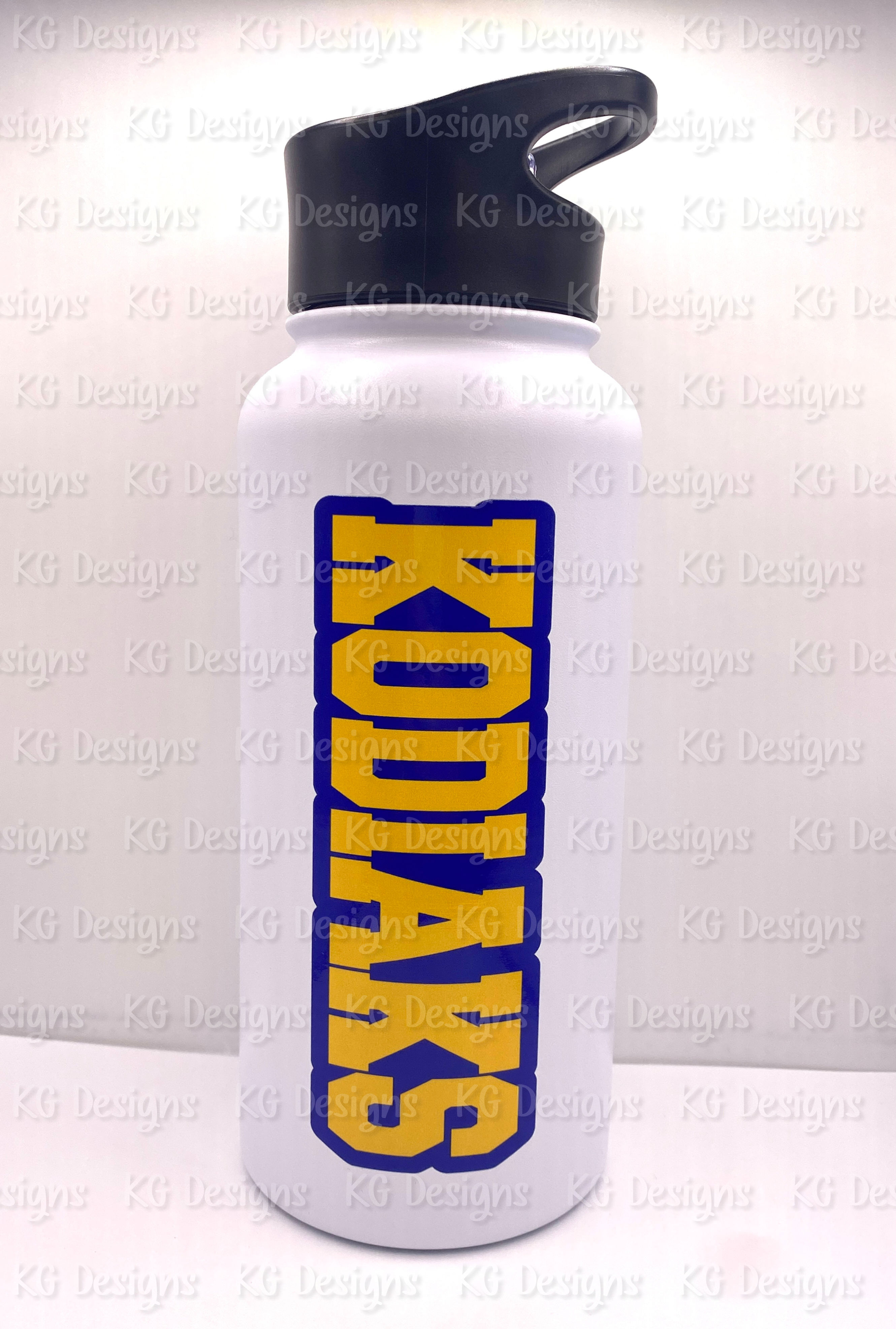 Personalized Kodiaks Water Bottle