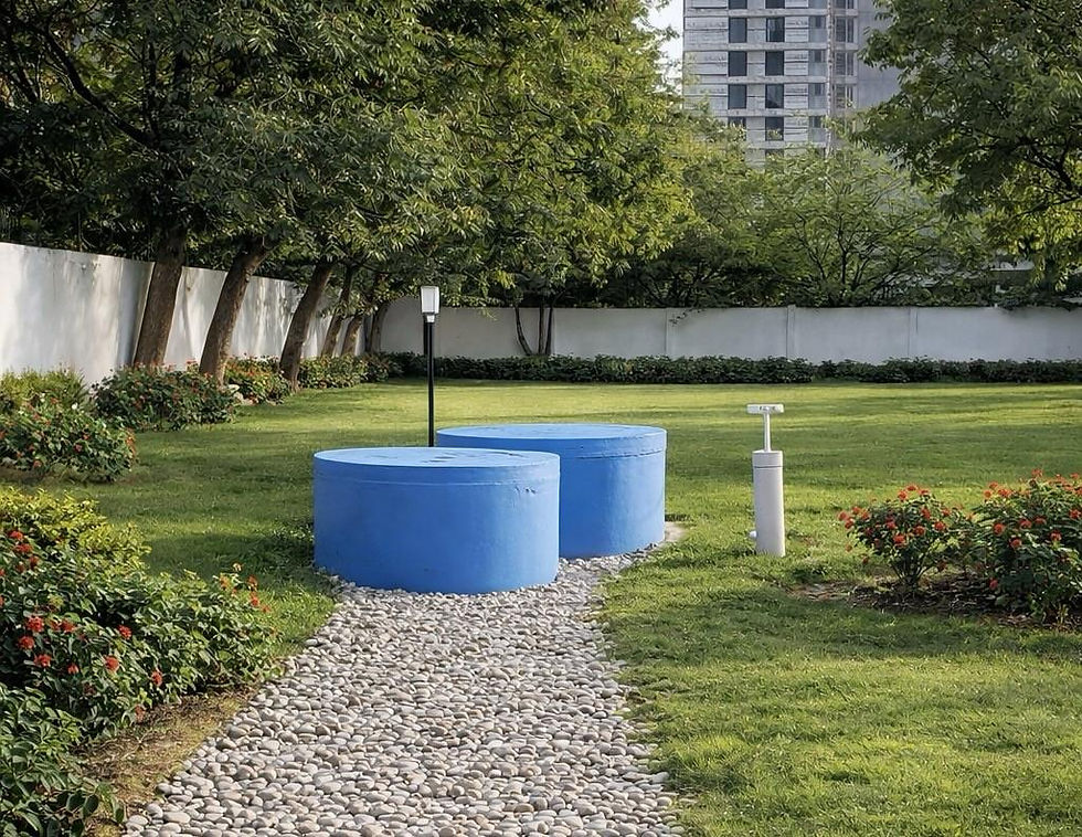 Rainwater Harvesting & Flood Management – Rural Police Headquarters, Ahmedabad