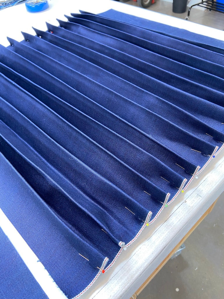 Thumbnail: Pillow indigo origami