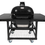 Thumbnail: Side view of the Primo Grill with  side shelves extended.
