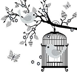 20 napkins "Two Birds" Birdcage - Birds - Flint Stone
