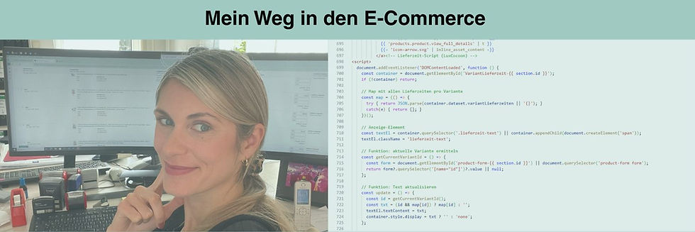 Julia Rothe – E-Commerce Freelancerin und Expertin für Amazon Seller Beratung, Strategie und SEO
