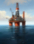 Oil Rig in the Sea