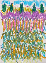 untitled -oil pastel on paper