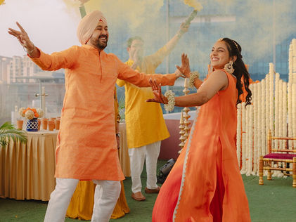The Four-Part Wedding Day - Royal Orchid, Taj , Bangalore