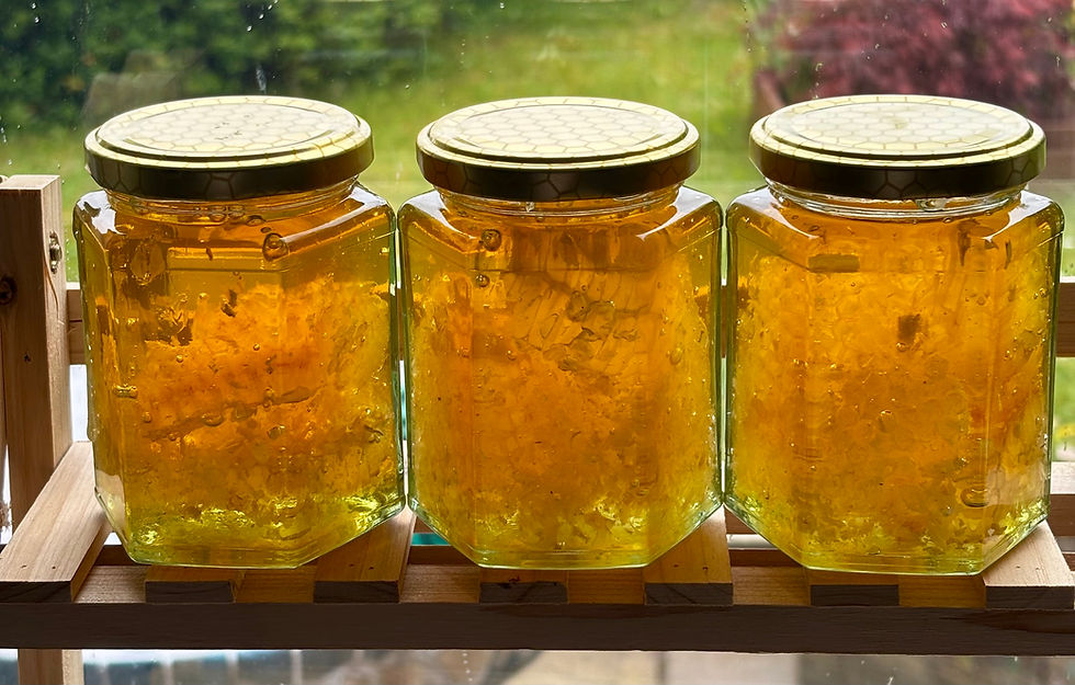Atherton Raw Honey with added honeycomb complete with cappings