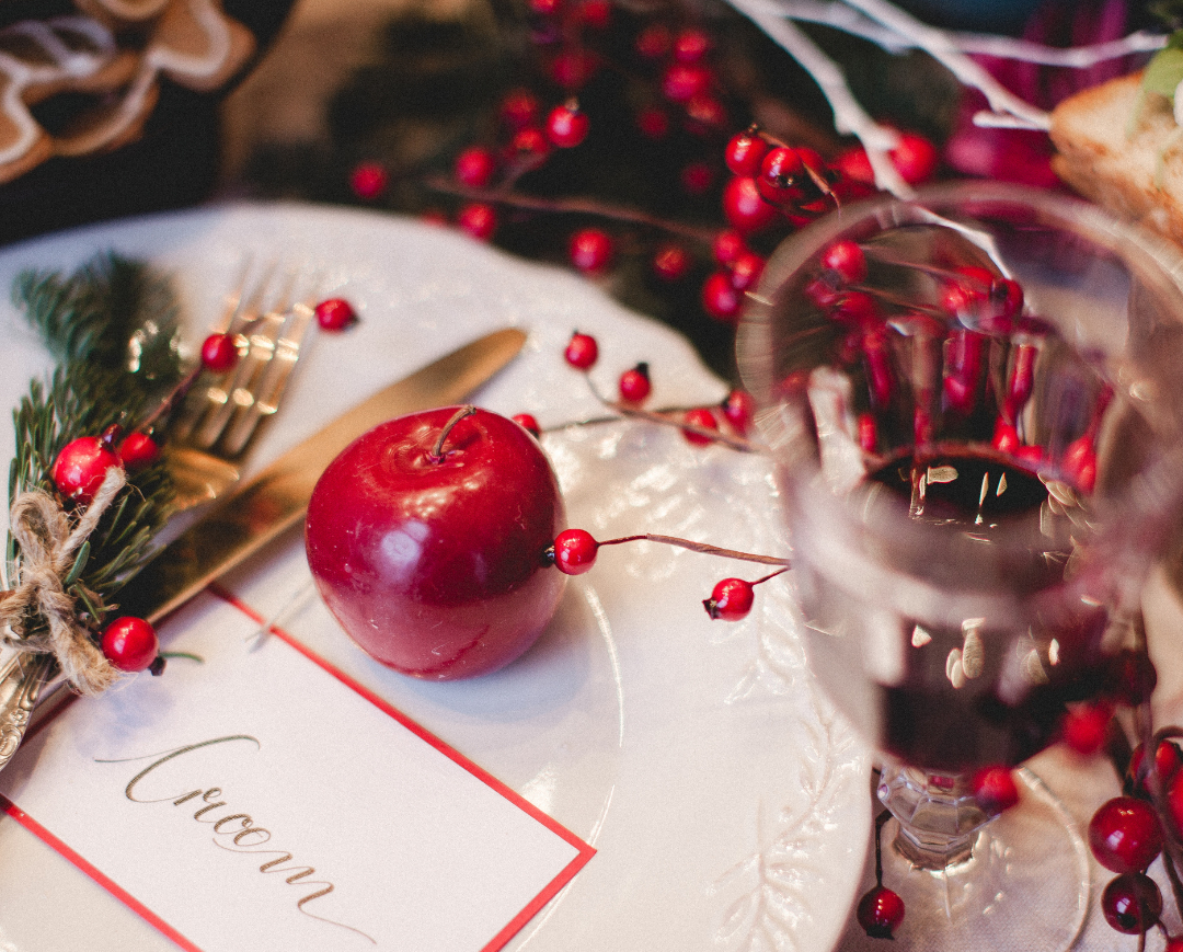 Arranged Food and Objects