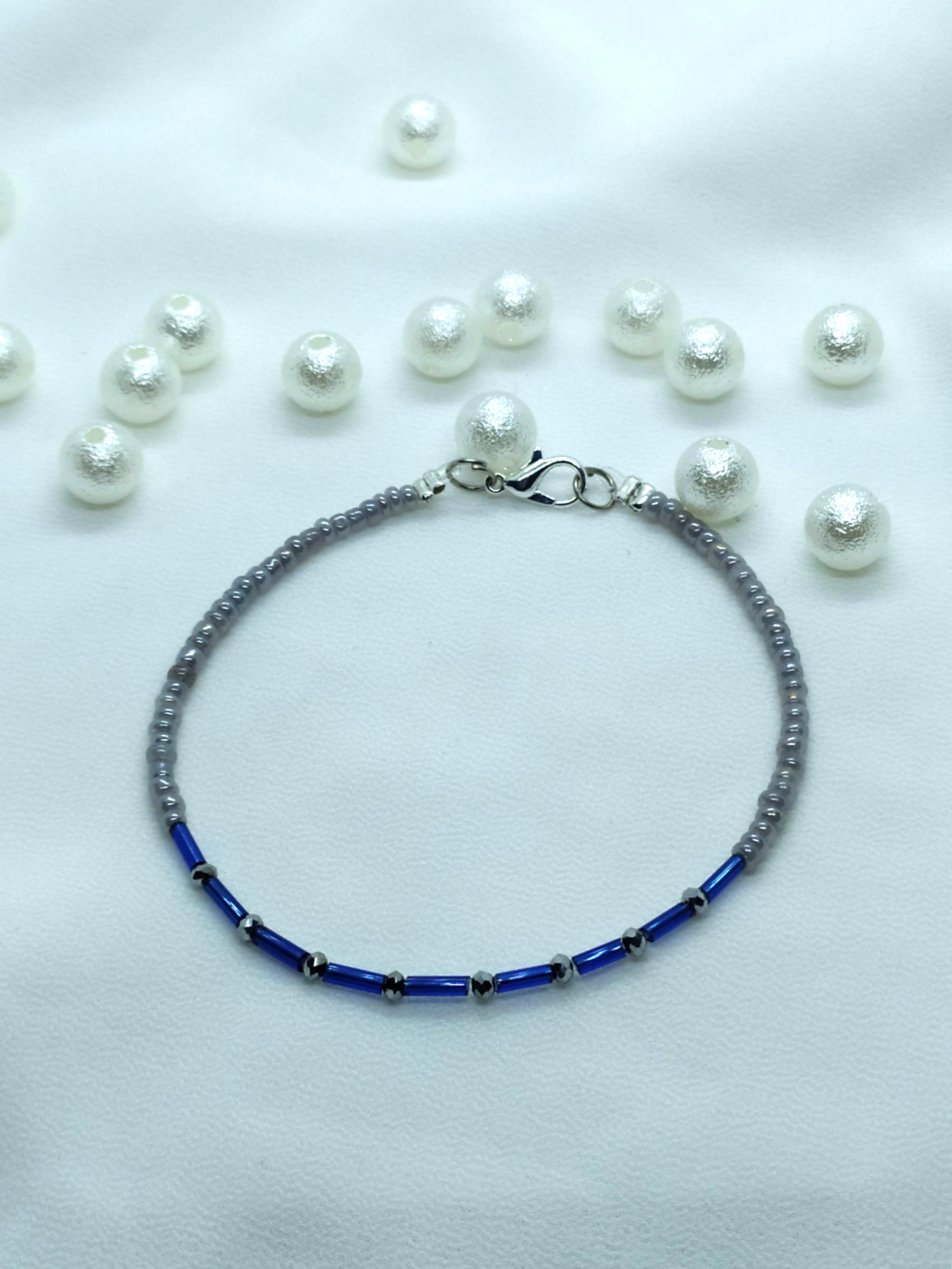 צמיד רגל דולסה אפור כחול