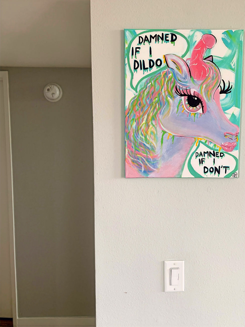 Thumbnail: "Unihorny" - 16"x20"