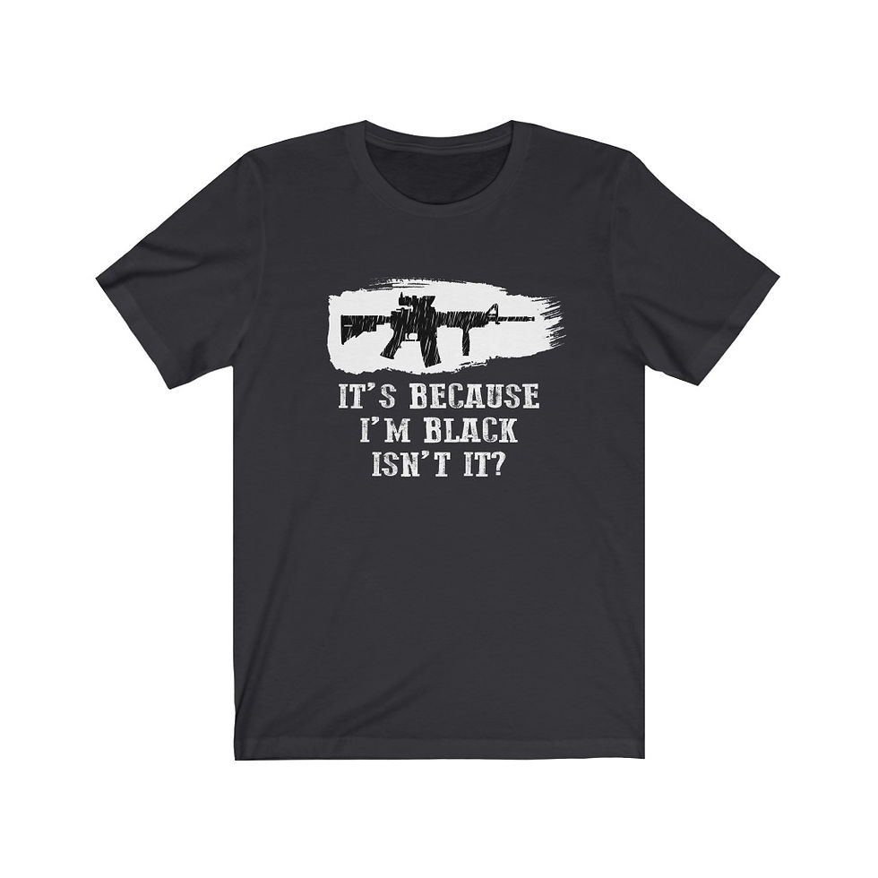Thumbnail: It's Because I'm Black Isn't It? | AR-15 | Black Rifle | Assault Rifle | Patriot