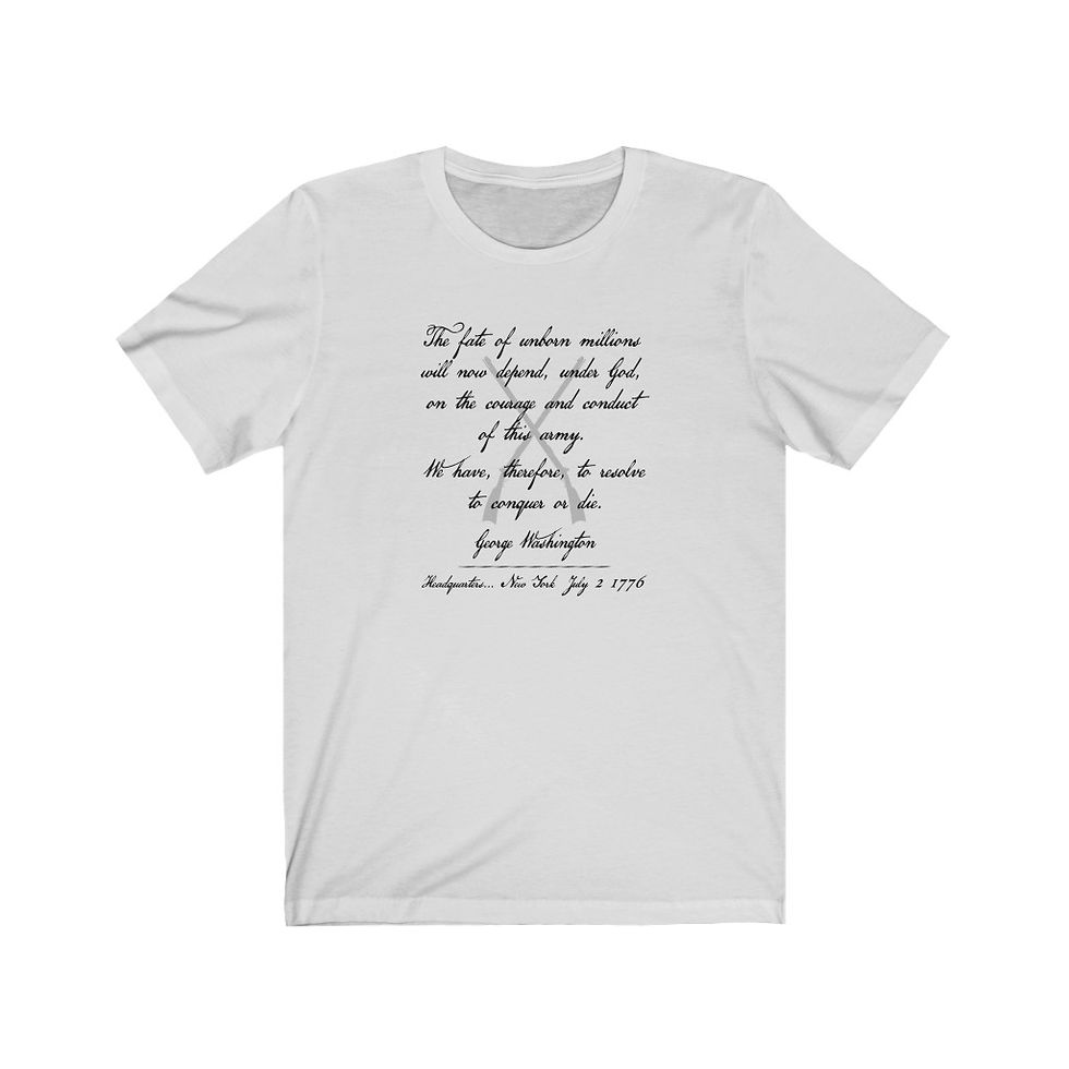 Thumbnail: George Washington - The fate of unborn millions will now depend under God...