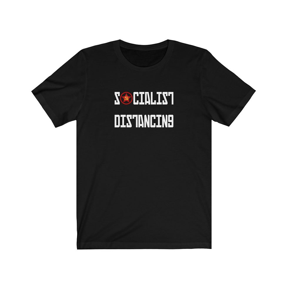 Thumbnail: Socialist Distancing | Patriotic Tshirt | COVID Tyranny 