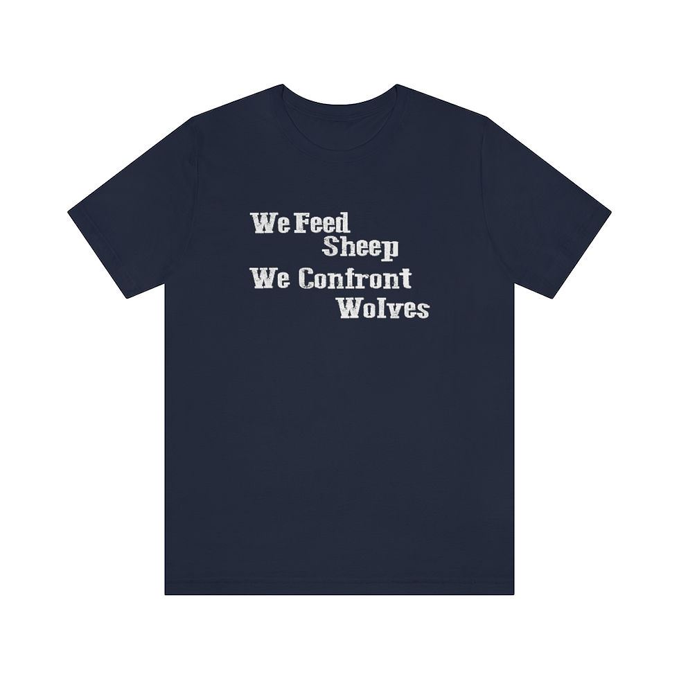 Thumbnail: We Feed Sheep We Confront Wolves