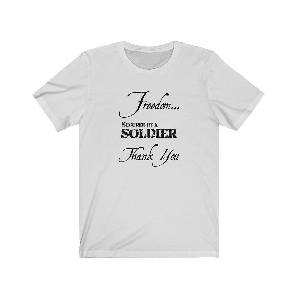 Thumbnail: Freedom... Secured by a Soldier Thank You