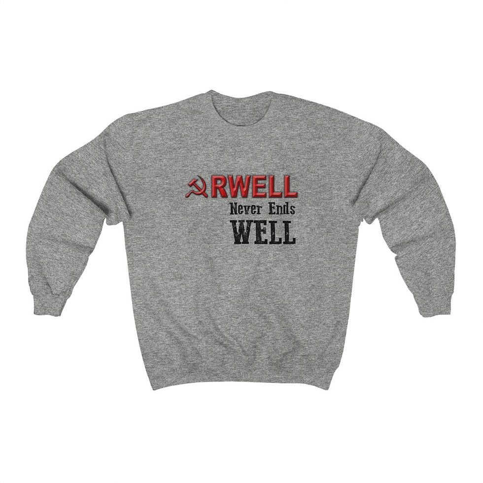 Thumbnail: Orwell Never Ends Well Crewneck Sweatshirt