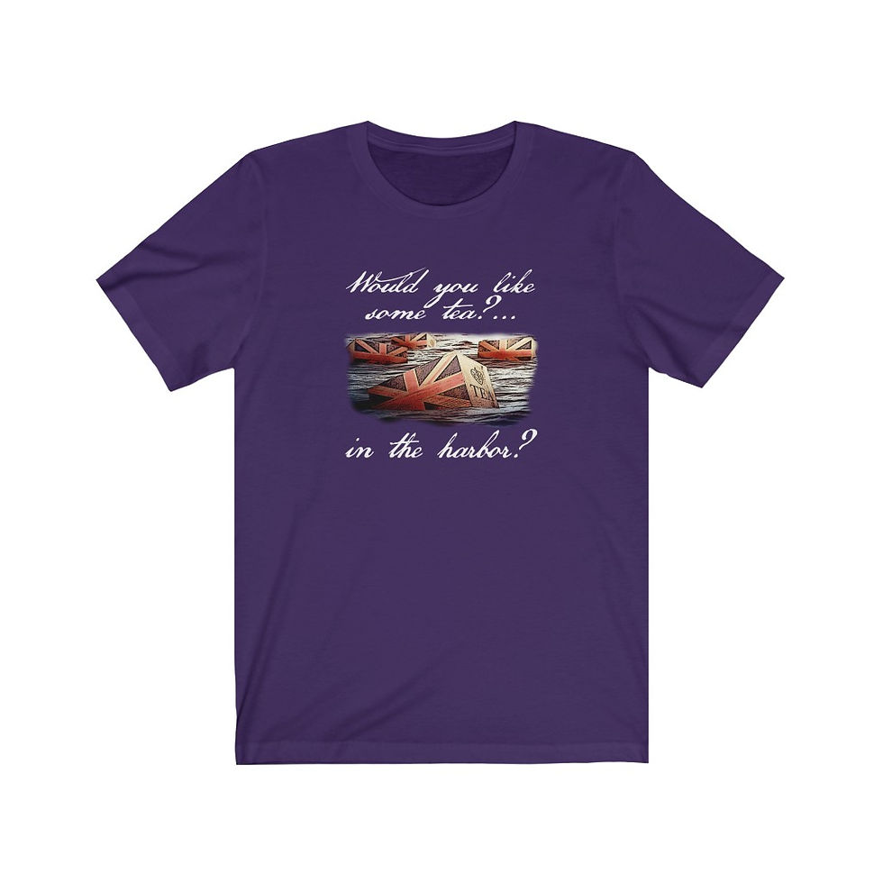 Thumbnail: Would you like some tea?  in the harbor? | Patriotic Tshirt | American History